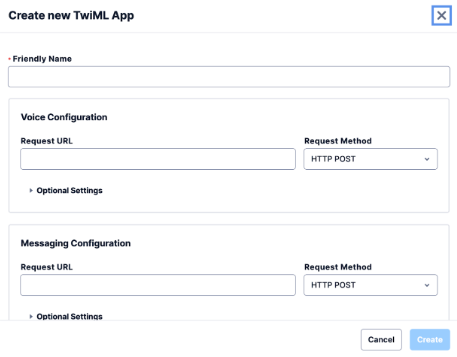 Create a TwiML App